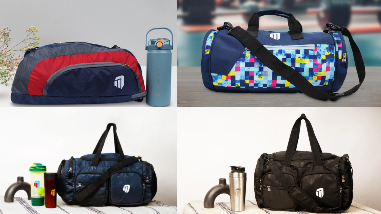 Gym Shaker Bottle & Smart Gym Essentials for Daily Workouts 2 gym bag with shoe compartment M7empire 1